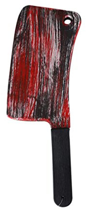 FaLkin Décoration de fête pour adultes Halloween hache fendue et autres accessoires d'Halloween Kit de décoration de fête pour Halloween et costume Robe d'événement pour femme Grande taille (A, taille