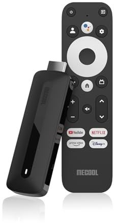KD3 Android TV Stick - Netflix Certified, Dolby Audio 4K Streaming Stick with 2GB RAM, 8GB ROM, 2.4G/5G WiFi and Remote Control