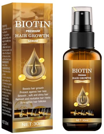 Sérum Spray Biotine Croissance Épaississement Cheveux - Soin Rapide (1 PC)