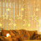 Izrielar LED Sterne Weihnachtsbeleuchtung, Lichtervorhang 3,5M Warmweiß mit Timer, Fenster Lichterkette Innen für Weihnachten Deko, Balkon, Party, Hochzeit Stern Lichterkette