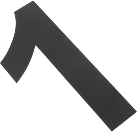 Veemoon Decorative Number Sign Stainless Steel House Number Modern Digital Door for Mailbox