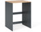 Vicco Waschmaschinenschrank Viktor, Anthrazit/Goldkraft Eiche, 68 x 88.2 cm