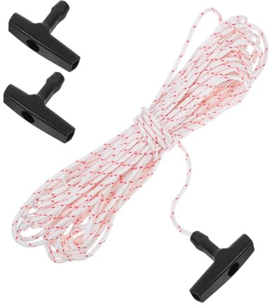 IWOWHERO Emergency Release Pull Cord Garage Door Starter Rope Plastic Grip Handle for Attic Ladder Garage Opener Supplies