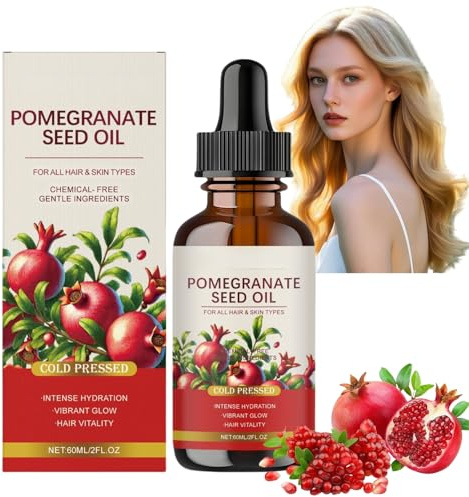 Pomegranate Seed Oil,Essential Oils for Anti-Aging Skin Care,Moisturizing Essence,Firming Body Lotion,Body Firming Cream,Deep Hydrating and Moisturizing,Suitable for Body, Face & Skin,Multi-Range Use