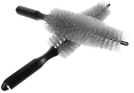 BATHVEVE 2 Piezas Cepillo de Limpieza de Ruedas para Automóviles y Motocicletas Herramienta para Detallar y Limpiar Difíciles Llantas y Motores