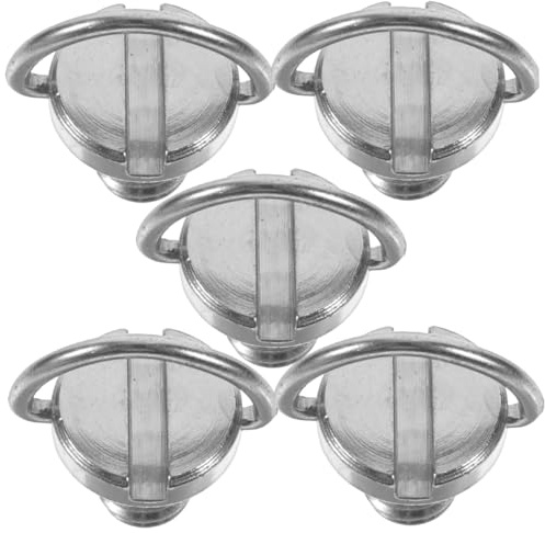 OKUMEYR 5 pezzi Viti per Montaggio Treppiede Fotocamera con Anello per Fissaggio e Sgancio Rapido Compatibili con Treppiedi e Accessori Camera