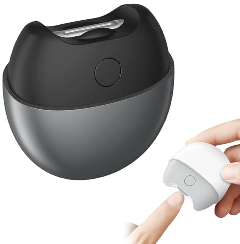 2026 New Electric Nail Clippers with Light, 2 Speeds, Magnetic Cover, Nail Scraps Storage, USB Rechargeable, Safety Electric Fingernail Trimmer for Kids, Adult, Seniors, Caregivers (Black)