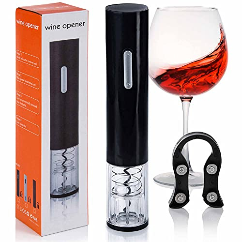 Elektrischer Korkenzieher Automatik Weinöffner mit Folienschneider für Profi Sommeliers