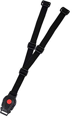 POLISPORT 8634100001 - Ersatz-3-Punkt-Sicherheitsgurt für Stuhlmodell BILBY JUNIOR in schwarzer Farbe, Schwarz