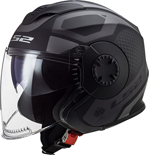 LS2, motorradhelm Verso marker noir titanium mat, XS
