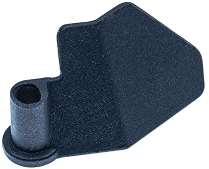 vhbw gancio compatibile con Gala GB600 impastatrice - Attacco, 6,5 x 3,8 cm, lega di alluminio, nero