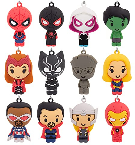 Hallmark Marvel nedräkningskalender miniatyr julgran set med 12 minipynt (0003HCM0915)