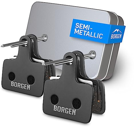 Borgen 2 Pairs Bike Brake Pads, Bicycle Brake Pads Compatible with Shimano K03S Bicycle Brakes Pads Suitable for Ultegra, Dura Ace, BR-RS, XTR, GRX