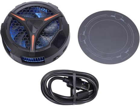 Semiconductor Cooler for Gaming 10CM Magnetic Digital Display Icing Phone Radiator Cooling Fan for Tablet Graphics Card