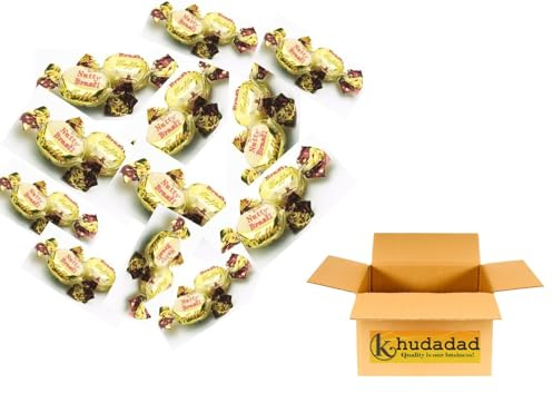 Walkers Nonsuch Nutty Brazil Toffees 500g | Traditional Creamy Toffee with Crunchy Brazil Nuts | Individually Wrapped | Gluten-Free & Vegetarian (Nonsuch Nutty Brazil Toffees)