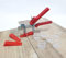 Fliesen Nivelliersystem Rot Fliesenstärke 3-12 mm Basis+-Set 2 mm 400 Laschen 100 Keile + Zange -Verlegesystem Fliesenverlegung Fliesenverlegehilfe Fliesenverlegesystem Fliesennivelliersystem