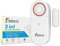 FRIDGGI 3in1 – Door Alarm with Delay 0/5/10/30/60 Seconds, 2/5 Minutes, for Home/Pool/Shop, Close Door Reminder, 80 to 120 dB, Time Delay Door Chime When Left Open, Prevent Doors Ajar (White)