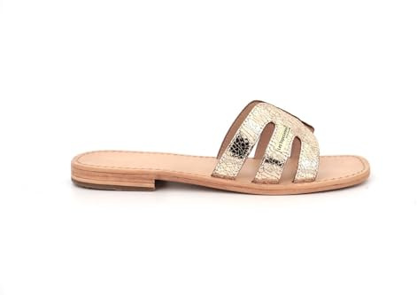 Les Tropeziennes par M. Belarbi Femme HADAMIA Chaussures Ville Mule et Sabot, Or, 36