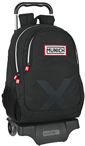 Mochila Safta Escolar con Carro de Munich Deep Night, 330x150x430 mm