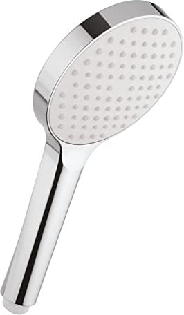 SwissWave - Doccetta Monogetto WaterSave | Doccia a Mano Getto Pioggia | Valvola 8 l/m, Cromo, Plastica.