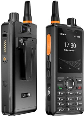POC Zello Walkie Talkie, UNIWA F41 4G Mobile Phone MT6739 Quad Core 1GB + 8GB IP54 Waterproof Robust Smartphone PPT NFC SOS GPS Camera Dual SIM 4600mAh Android 8.1 (F41)