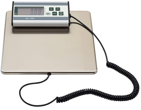 LEM Products 330 lb. Stainless Steel Digital Scale, Silver
