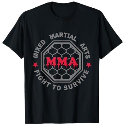 MMA Mixed Martial Arts CAGE T Shirt BJJ T-Shirt