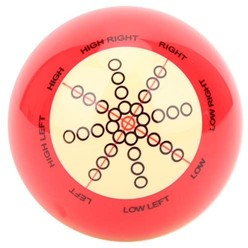 Weißer Spielball Billiard,Billard Trainingstraining Pool Cue Ball,tragbarer Billard Spieltraining Übungsassistent Zubehör für America Pool Eight Ball training cue ball,pool billard positionshalter,bil