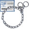 Kettenwürger für Hunde mit Kopfumfang 31-36 cm aus Edelstahl V4A Hundekette mit Zugstop Kettenhalsband kurzgliedrig 4mm dick und 45 cm Gesamtlänge