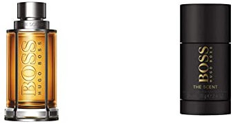 BOSS The Scent For Him Eau de Toilette 50ml Aftershave for Men & BOSS The Scent Deodorant Stick 75ml