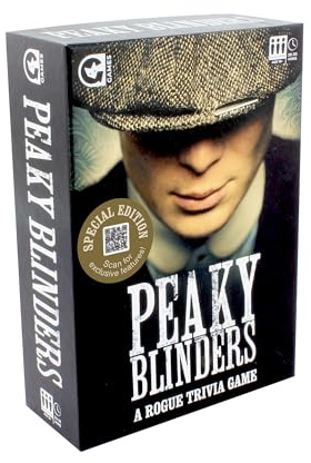 Ginger Fox Peaky Blinders Trivia Card Game | Special Edition | Fast-Paced Quiz | TV Show Trivia for Fans and Adults | Fun Party Game for 3-6 Players | Strategy and Bluffing Gameplay