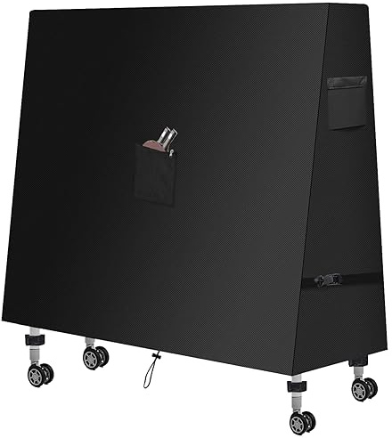 Aurorvix Copertura impermeabile per tavolo da ping pong, per esterni e interni, impermeabile, resistente ai raggi UV, per tavolo da ping pong, 165 x 70 x 185 cm