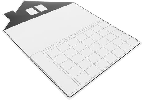 IDEANATEGRATE Pizarra Magnética para Nevera A3 Calendario y Horario, Tablero Borrable para Planificación y Notas, Superficie Fácil de Limpiar, Uso Flexible en Cocina y Oficina, Organizador