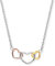 Engelsrufer Damen-Halskette mit Herz Anhängern, aus 925er Sterling Silber, Karabinerverschluss, Länge: 44 cm, ERN-WITHLOVE-03