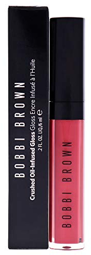 Bobbi Brown Crushed Oil-Infused Gloss | Hydrating, Non-Sticky, Tinted Lip Oil Gloss | High-Impact Shine & Comfortable Feel, 0.20 Fl Oz, Love Letter