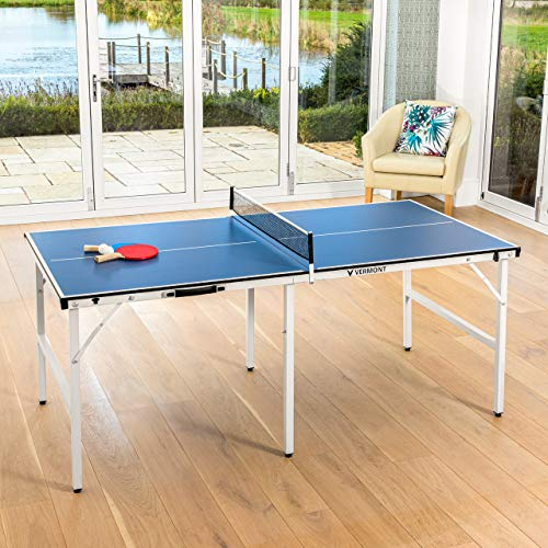 Vermont Mesa de Tenis Mesa Midi │ Pingpong Interior y Exterior Incluye Palas y Bolas