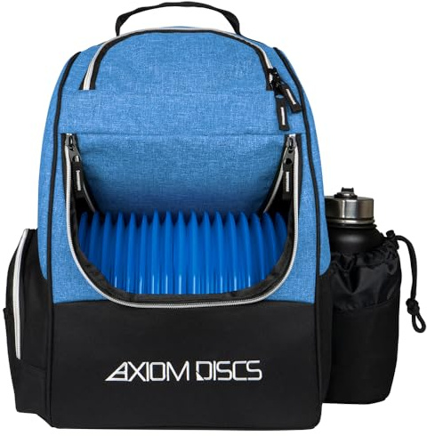Axiom Discs Shuttle Disc Golf Backpack Bag (Heather Blue)