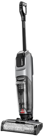 BISSELL CrossWave OmniForce, Wet and Dry Vacuum Cleaner, Powerful Floor Cleaner Machine, Multi-Surface, Cordless Vacuum Cleaner with Turbo Mode & Vacuum-Only Mode, Wet Vac up to 240m2, 69 dBA, 3912E