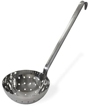 MESTOLO FORATO CM16 UNIPEZZO ACCIAIO 18/10 - S SHORT