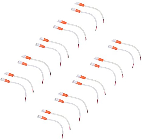 10 Set LED Strip Connector LED Strip Connector, Hane Honkontakt ABS 16AWG 2-stifts Snabbplugg Bärbar Hane Honkontaktkabel för LED-strip Strängljus