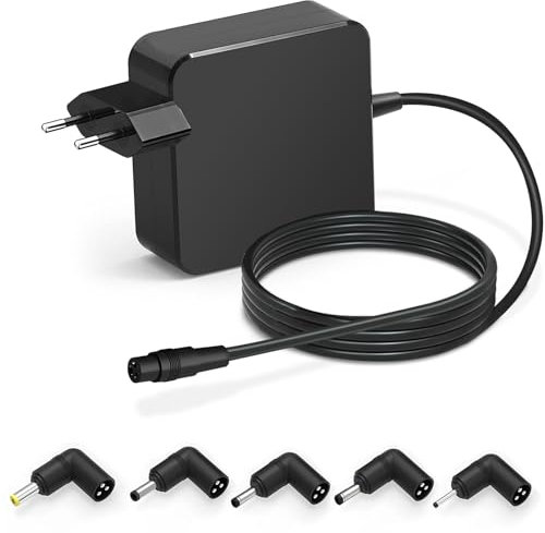 65W 45W Universal-Ladegerät für Notebooks Netzteil Asus VivoBook ZenBook Notebook A52F A53E A53S A54C A55A A56C A56CA Len OVO IdeaPad Notebook PC Adapter mit 5 verschiedenen Anschlüssen