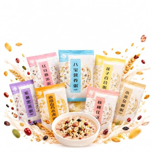 7 jours de mélange de bouillie de céréales assorties 60g * 7 paquets de petit-déjeuner faible en calories