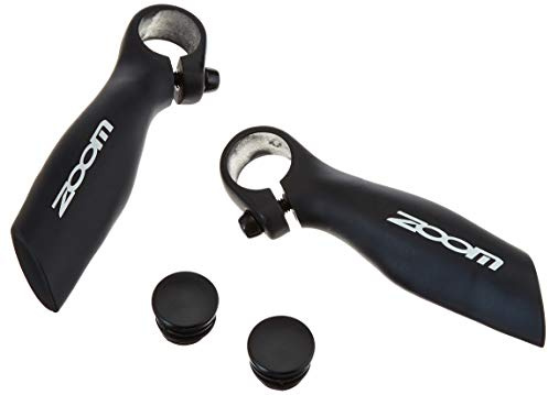 Zoom Bar End B - Mango para Manillar de Bicicleta, Color Negro