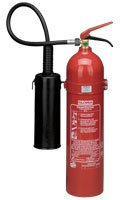 Anidride carbonica estintore KS 5 se, 5 kg capacità