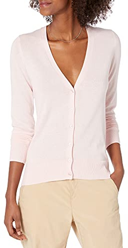 Amazon Essentials dam Lätt V-ringad cardigan tröja (finns i plusstorlek)