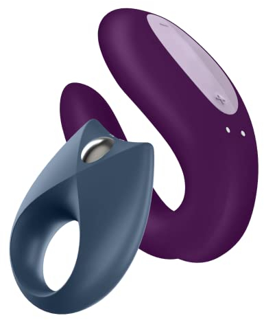 Satisfyer Partnerbox 2 inkl. Apptoys Double Joy & Royal One | Multi-Paarvibrator Set | inkl. App-Steuerung | Wasserdicht (IPX7) | Samtweiches Silikon | Dildo | Sex-Spielzeug für Frauen, Männer & Paare