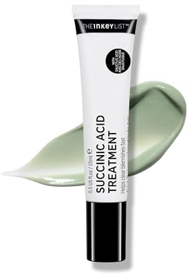 The INKEY List Succinic Acid Treatment 15ml, Clears Blemishes, Reduces Inflammation, Acne Treatment, Vegan Friendly, Suitable For All Skin Types