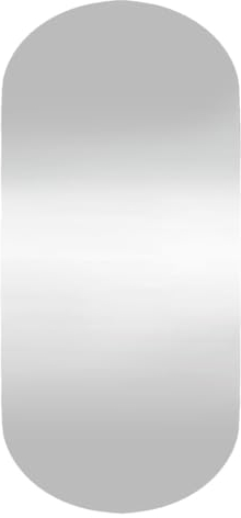 vidaXL Espejo de Pared Vidrio Ovalado 45x100 cm
