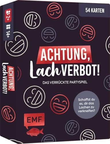Edition Michael Fischer Kartenspiel: LOL – Achtung Lachverbot! Das verrückte Partyspiel. 5 Spiele in Einer Box: Witze & Scherzfragen, Aktionen, Verrückte Regeln, Wer würde eher? und Bühne frei!