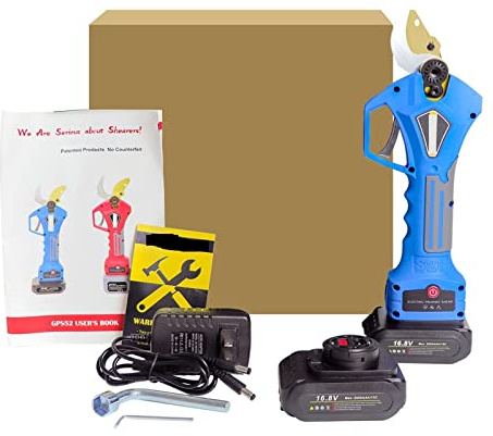 DCDCD Brushless Electric Pruner, Garden Shears For Fruit Trees, Bonsai Branches, Cordless Pruning Battery(Shears(Box))